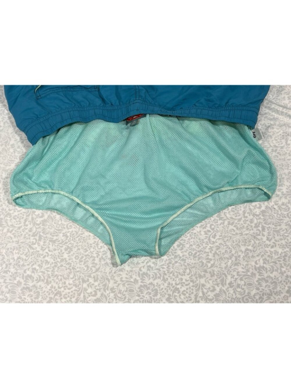 Tommy Bahama Relax Swim Trunks Mens XL Blue Elastic Waist Shorts Marlin Logo - Picture 7 of 12